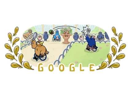 Paralympics 2024 Google Doodle