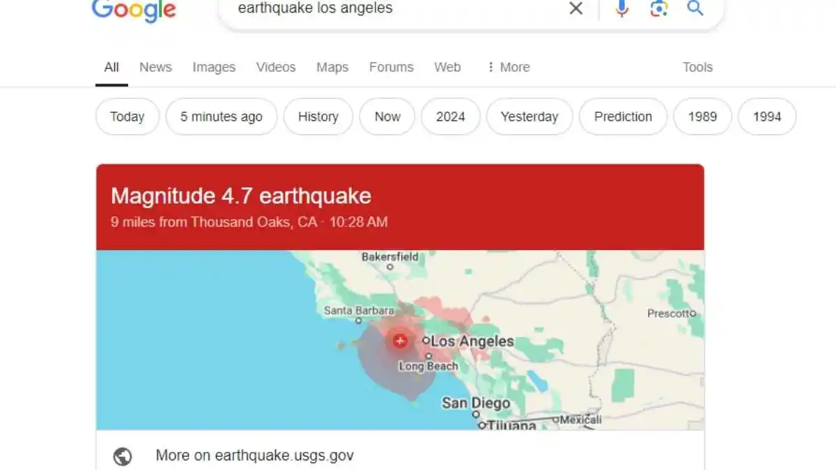 earthquake los angeles